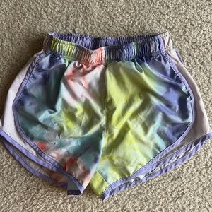 Nike Tie Dye Running/Athletic Dri-Fit Tempo Shorts